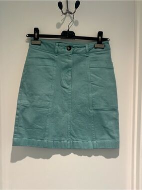Boden Abingdon Skirt Mint Green Size 2R